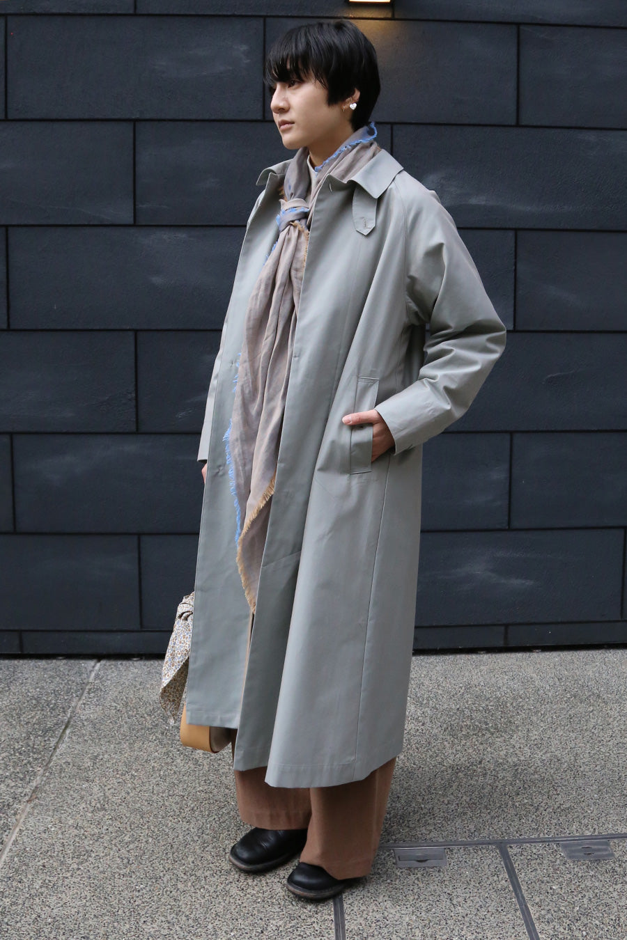 Mille Ray グレー トレンチコート sample品 58/ Style Sample – hatsutoki ONLINE STORE