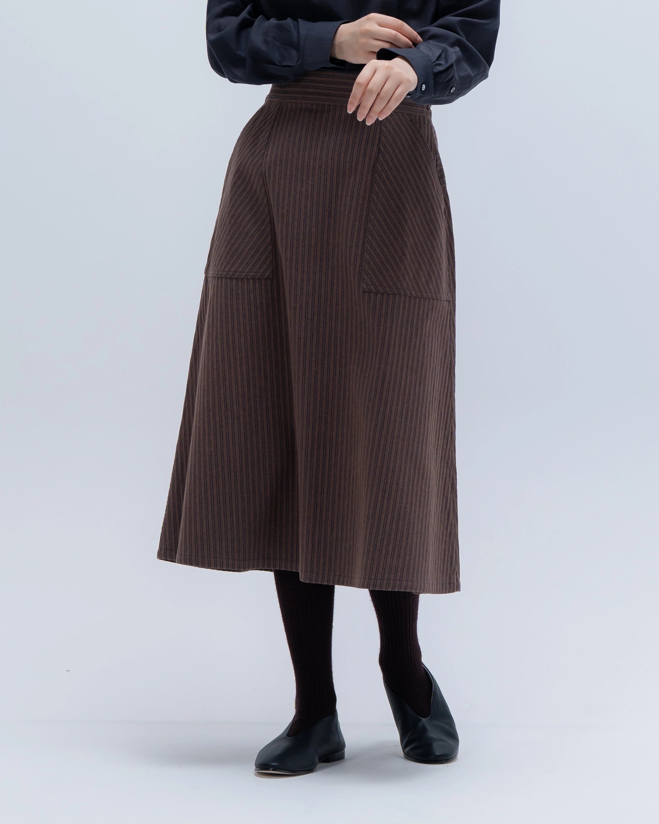 small hillフレアスカート (ブラウン) – hatsutoki ONLINE STORE