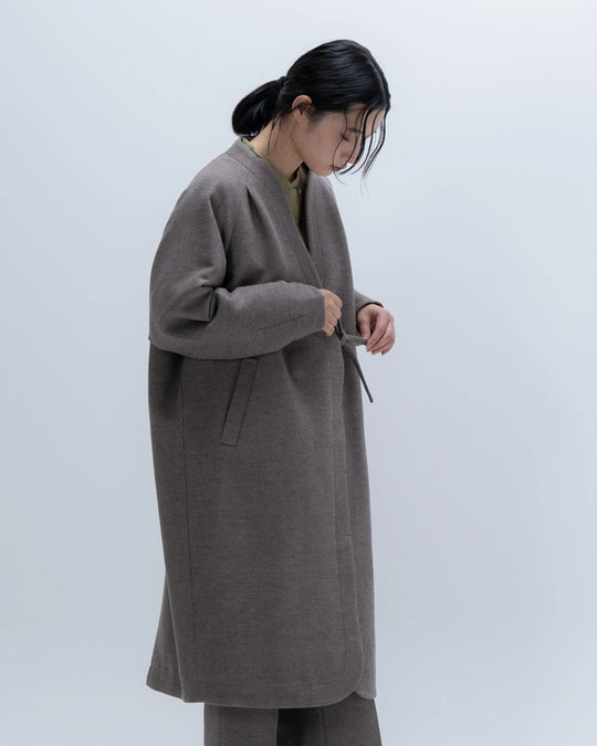 #43 / 季節のムードを高める[bush] 素材のウールコートができました