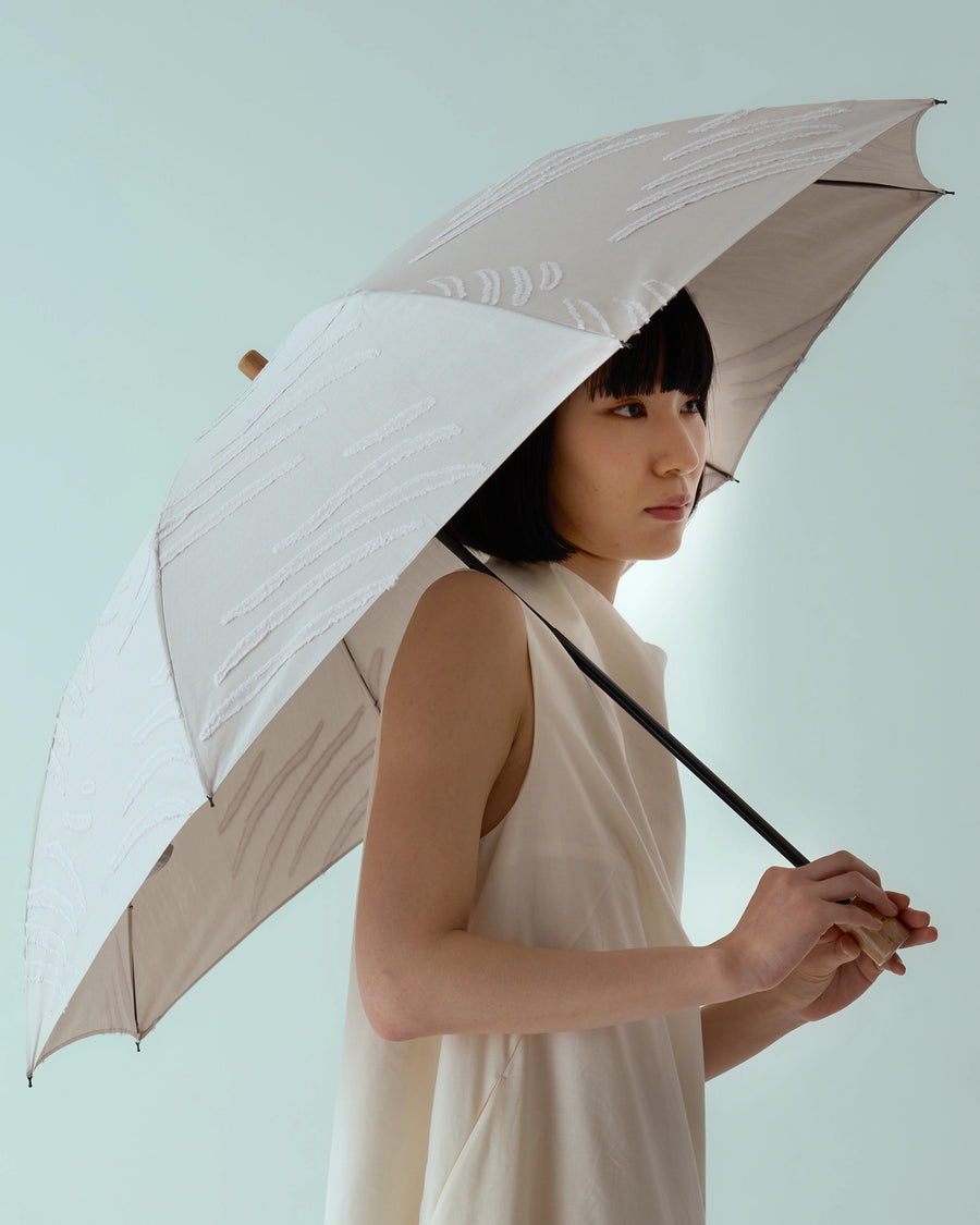 summer wind 晴雨兼用折畳み傘(ベージュ)