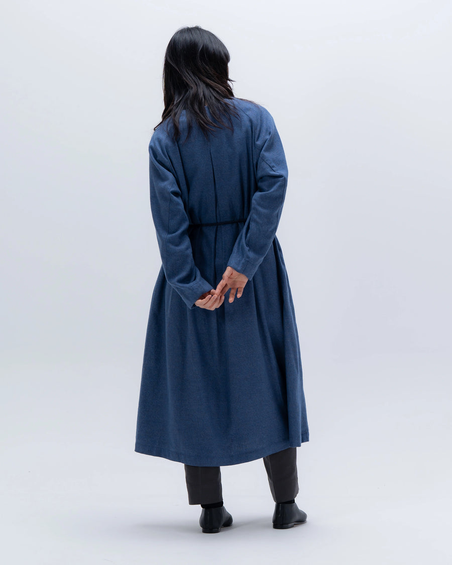 grain twill ライナードレス(スモークネイビー)