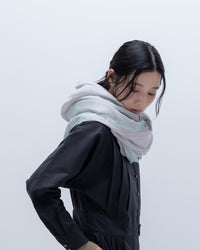 コットンストール /綿/心地よい天然素材の播州織ストール/w-face