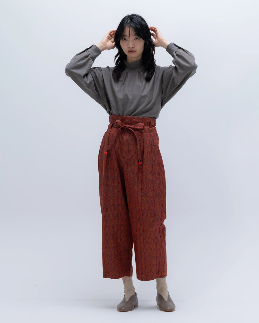 land scapeイージーカーブパンツ (レッドフォレスト)