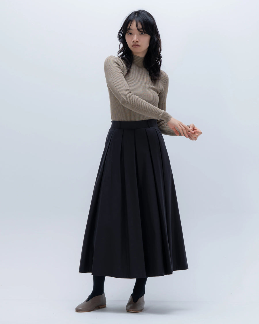 [hatsutoki別注koharu シルクリブハイネック(ローアンバー)