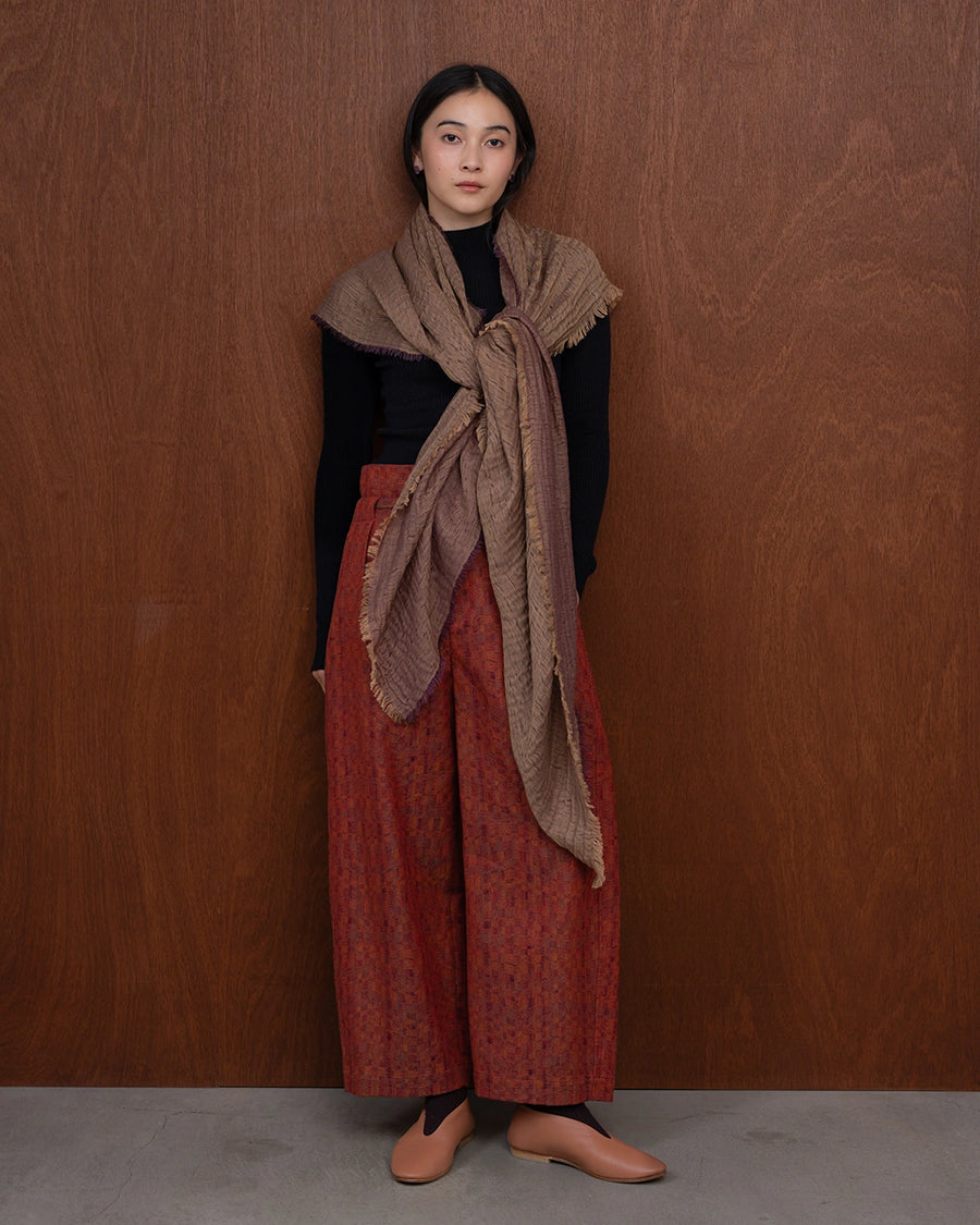 カシミヤ大判ストール|hatsutoki|コットンカシミヤ|cashmere ストール