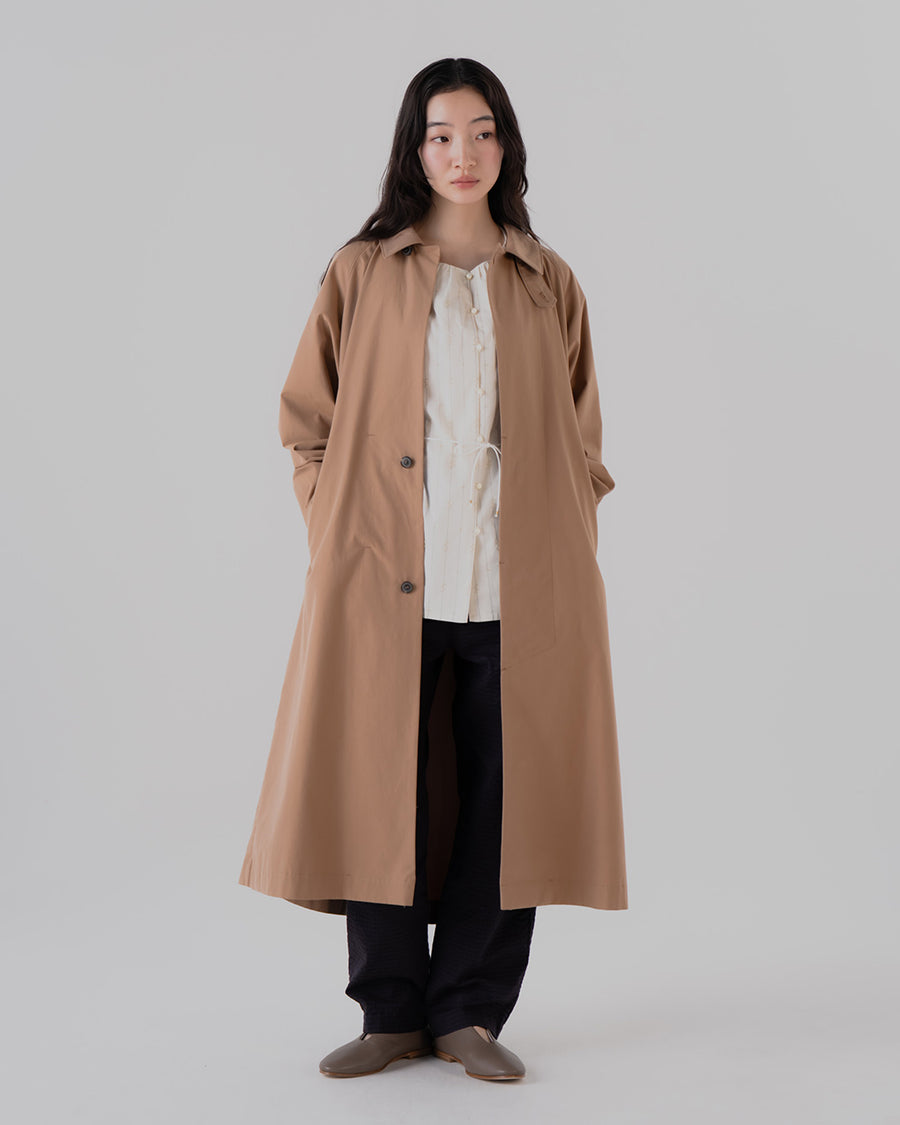 mico gabardineステンカラーコート (ベージュ) – hatsutoki ONLINE STORE