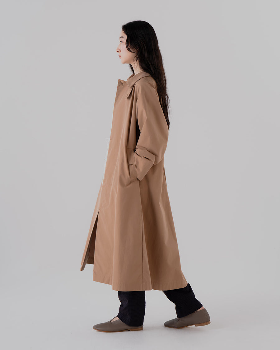 mico gabardineステンカラーコート (ベージュ) – hatsutoki ONLINE STORE