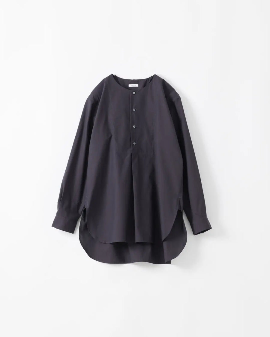 poplin ユニセックスボザムシャツ(ナイト)
