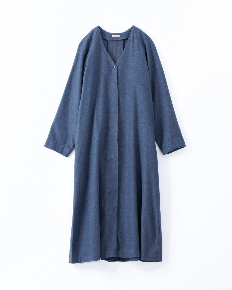 grain twill ライナードレス(スモークネイビー)