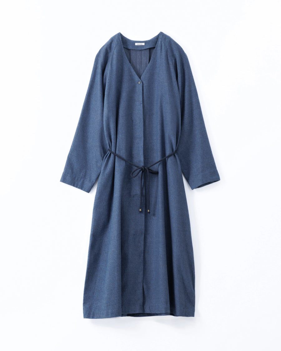 grain twill ライナードレス(スモークネイビー)