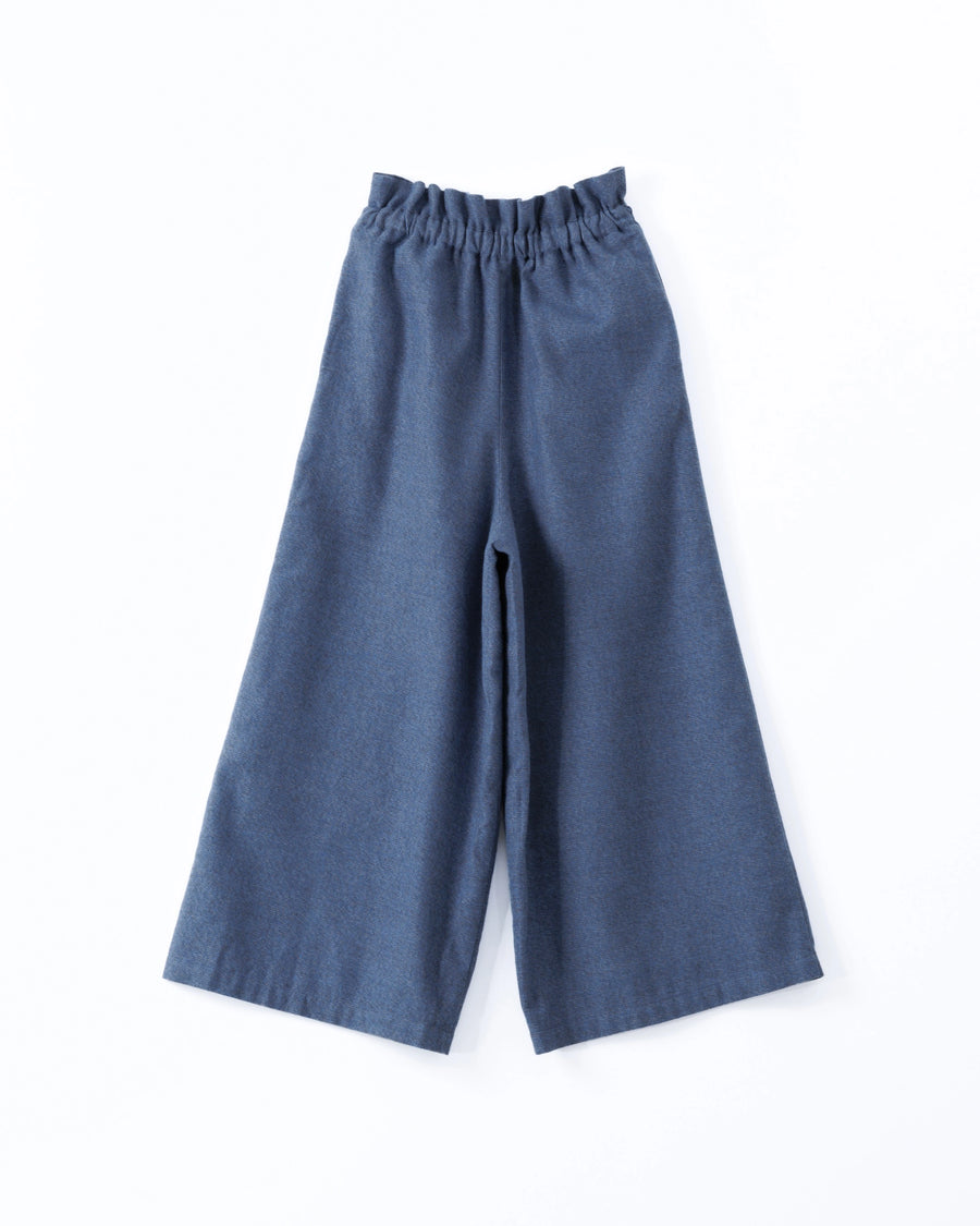 grain twill イージーパンツ(スモークネイビー)
