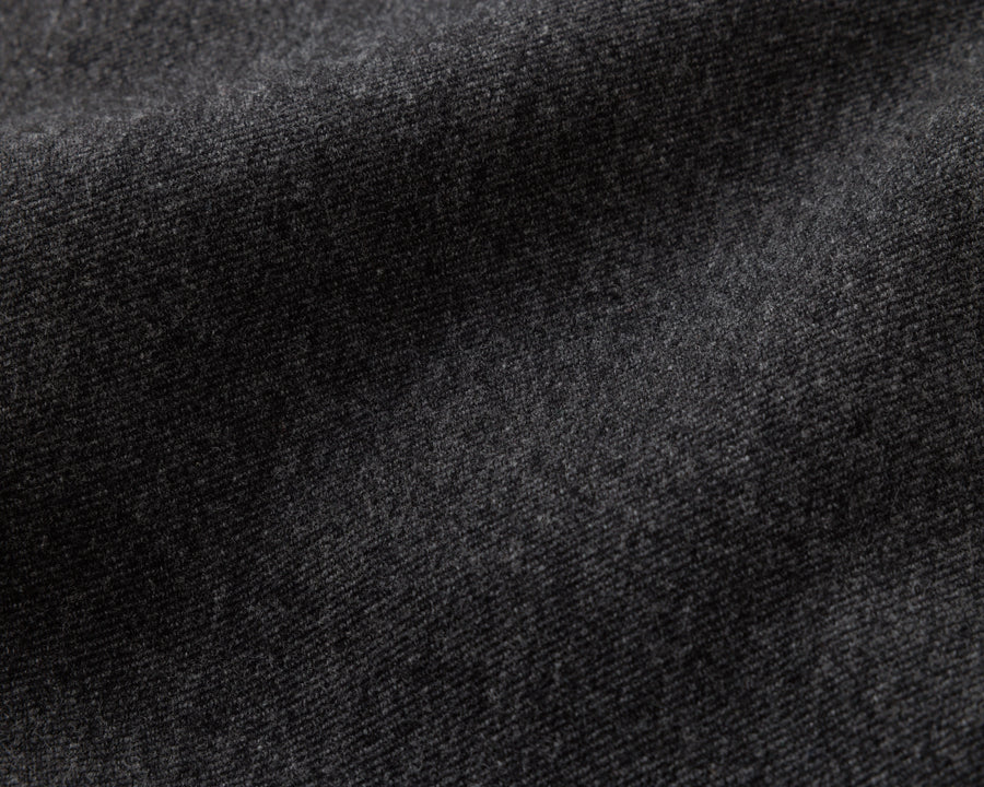 bush フランネルウール コクーンコート(チャコール)