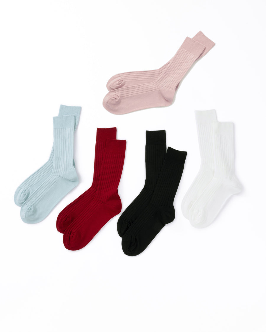yahae / Organic Cotton Ribbed Socks
