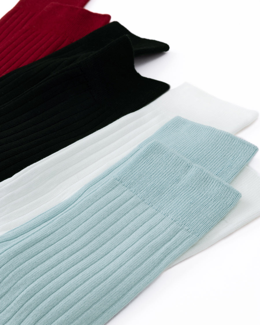 yahae / Organic Cotton Ribbed Socks