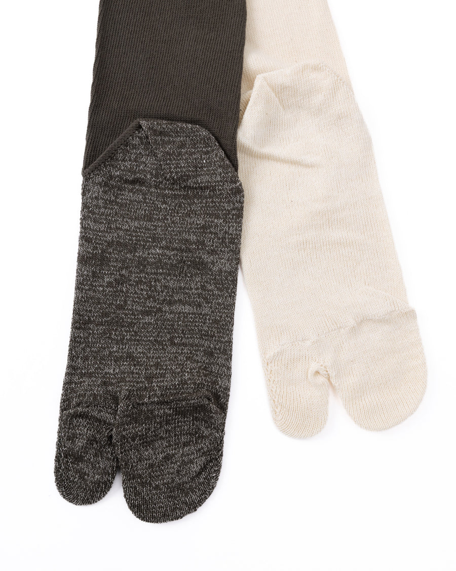 yahae / Organic Cotton "Washi" Tabi Socks