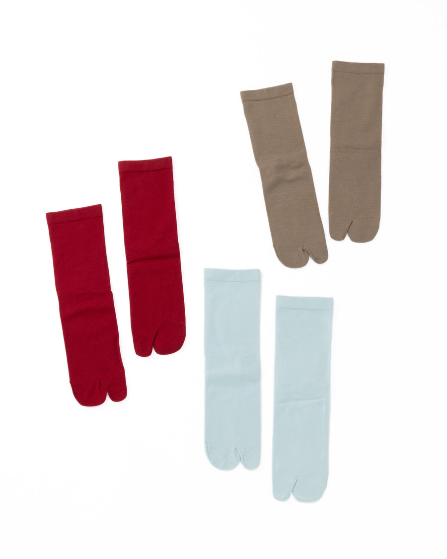yahae / Organic Cotton Rubber Free Tabi Socks