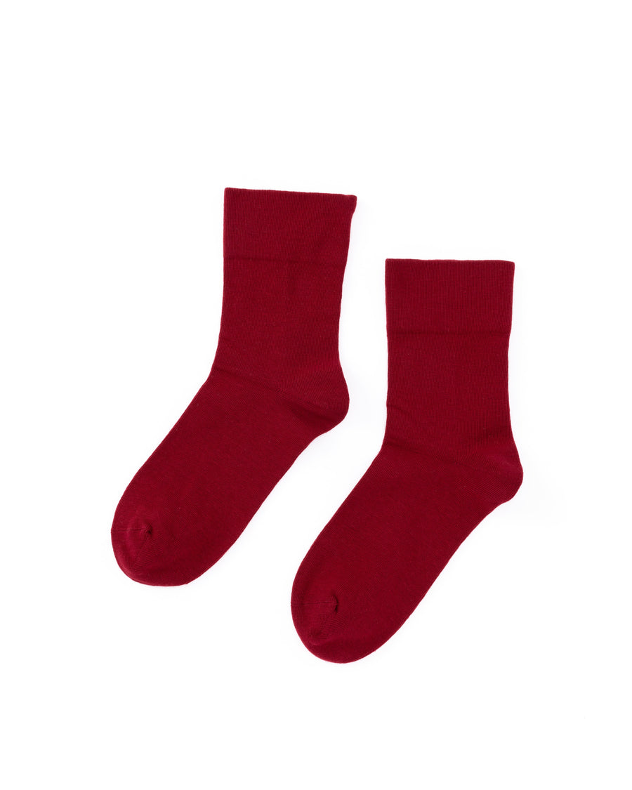 yahae / Organic Cotton Rubber Free Plain Socks