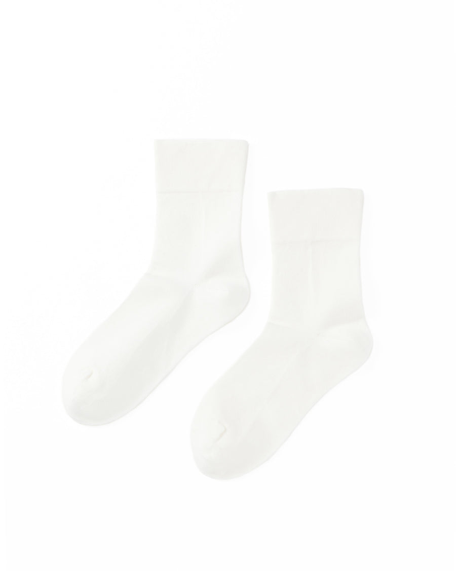 yahae / Organic Cotton Rubber Free Plain Socks