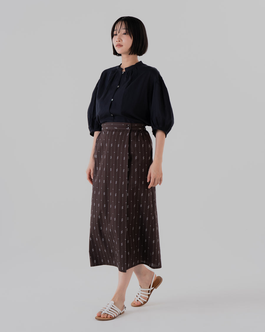 ether ボリュームスリーブブラウス(ブラック) – hatsutoki ONLINE STORE