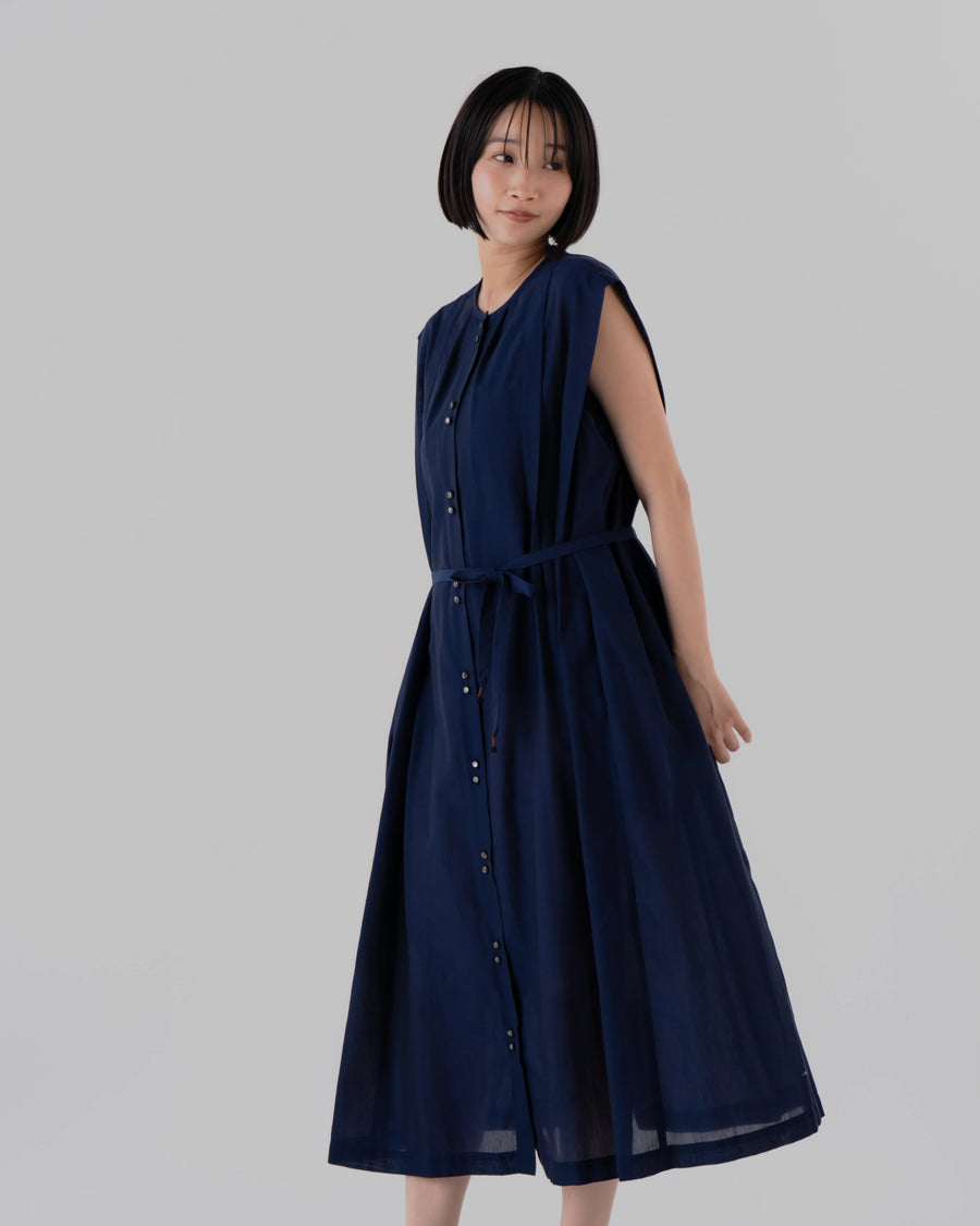 lucent ネックタックワンピース(ネイビー) – hatsutoki ONLINE STORE