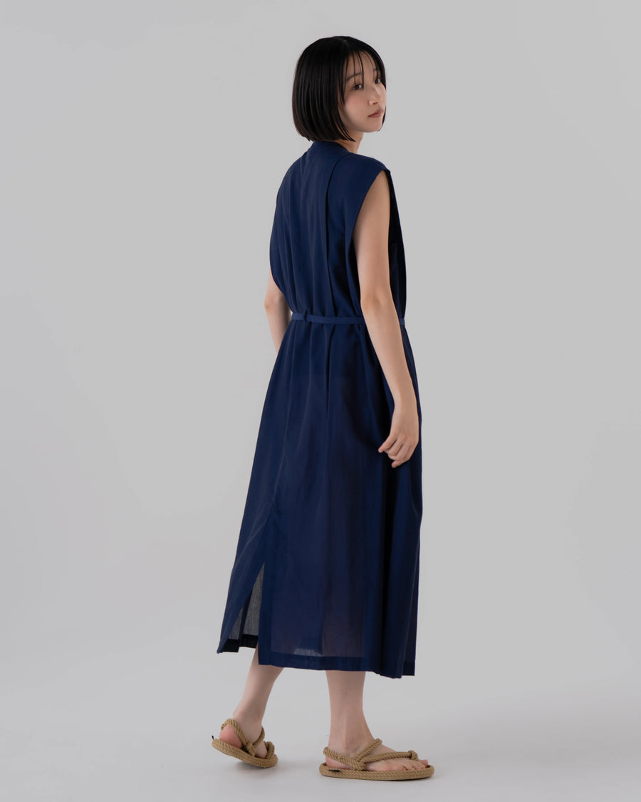 lucent ネックタックワンピース(ネイビー) – hatsutoki ONLINE STORE
