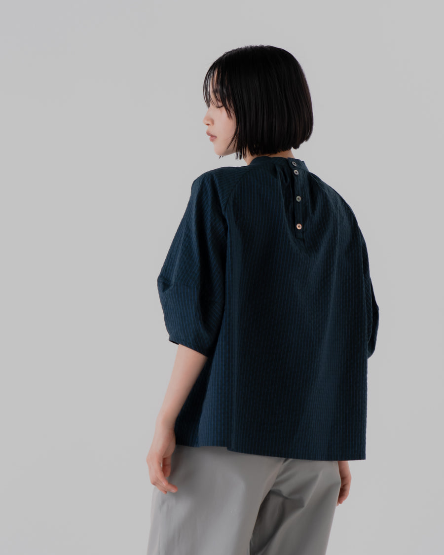 pebble checkブラウス(ディープグリーン) – hatsutoki ONLINE STORE